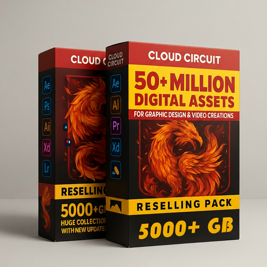 50+ MILLION digital assets pack